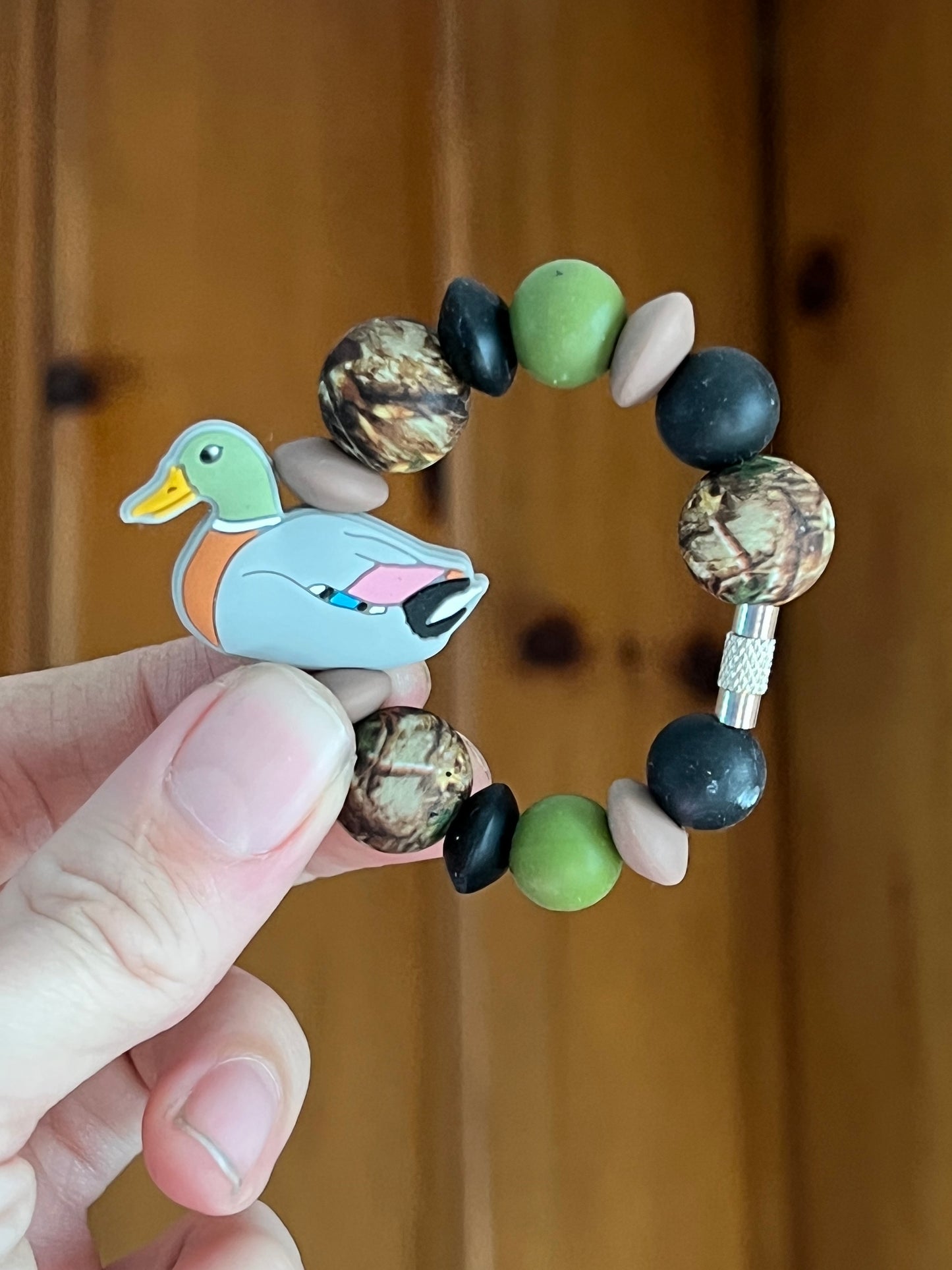 Camo Mallard Duck Tumbler Cup Charm