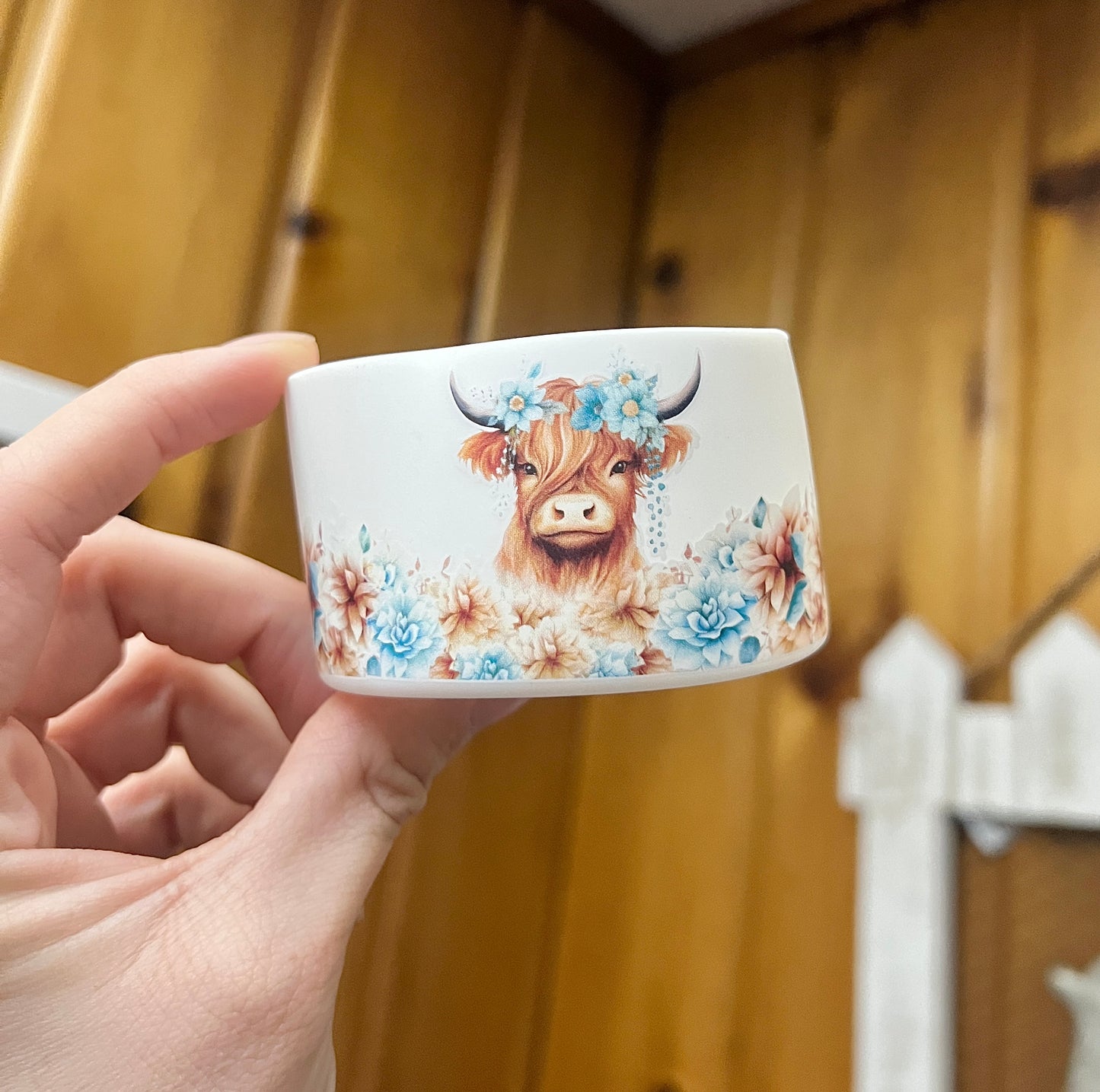 Highland Cow Tumbler Boot