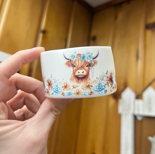 Highland Cow Tumbler Boot