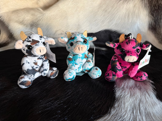 Mini Aztec Sitting Cow Plushie