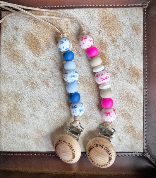 Bow Pacifier Holder
