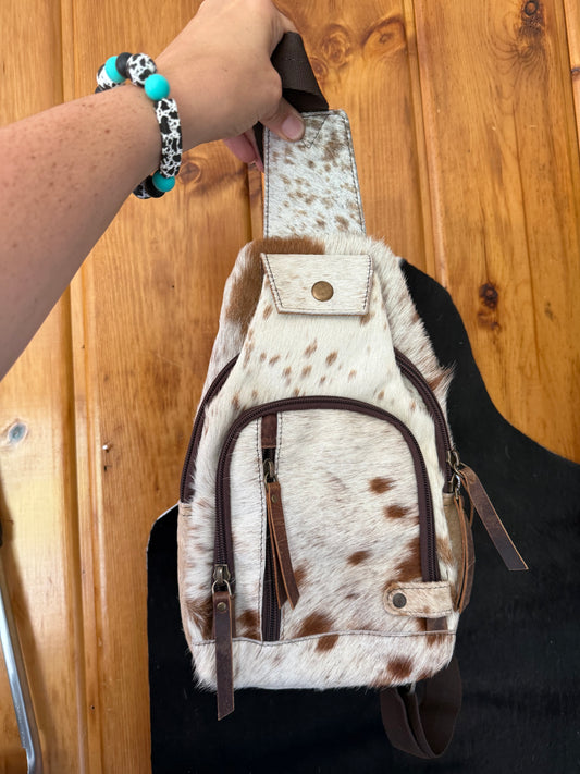 Cowhide Sling Bag