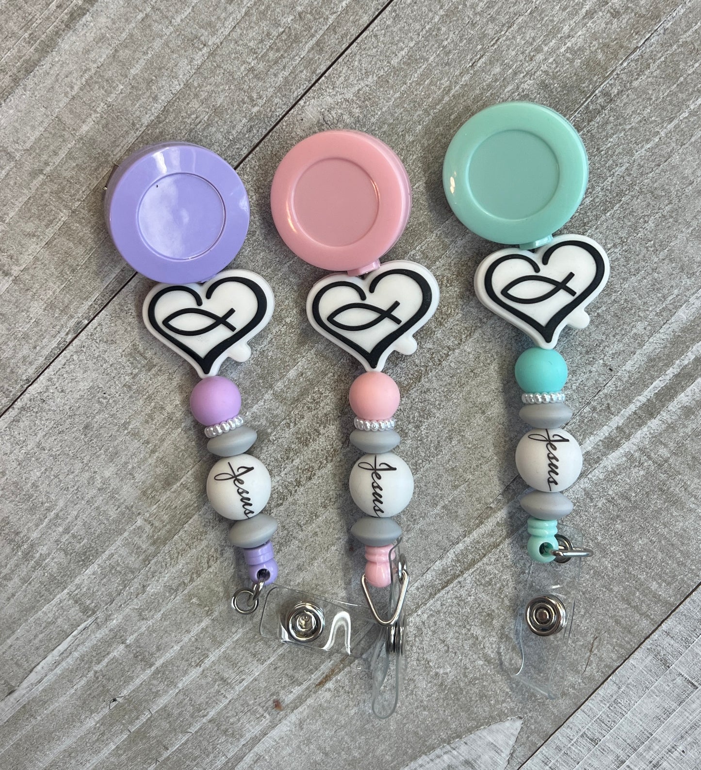 Faith Heart Badge Reel (Front & Back)