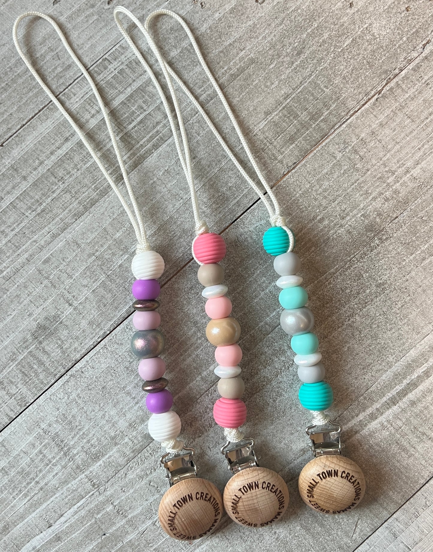 Bright Color Pacifier Holders