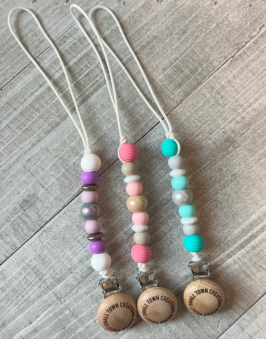 Bright Color Pacifier Holders