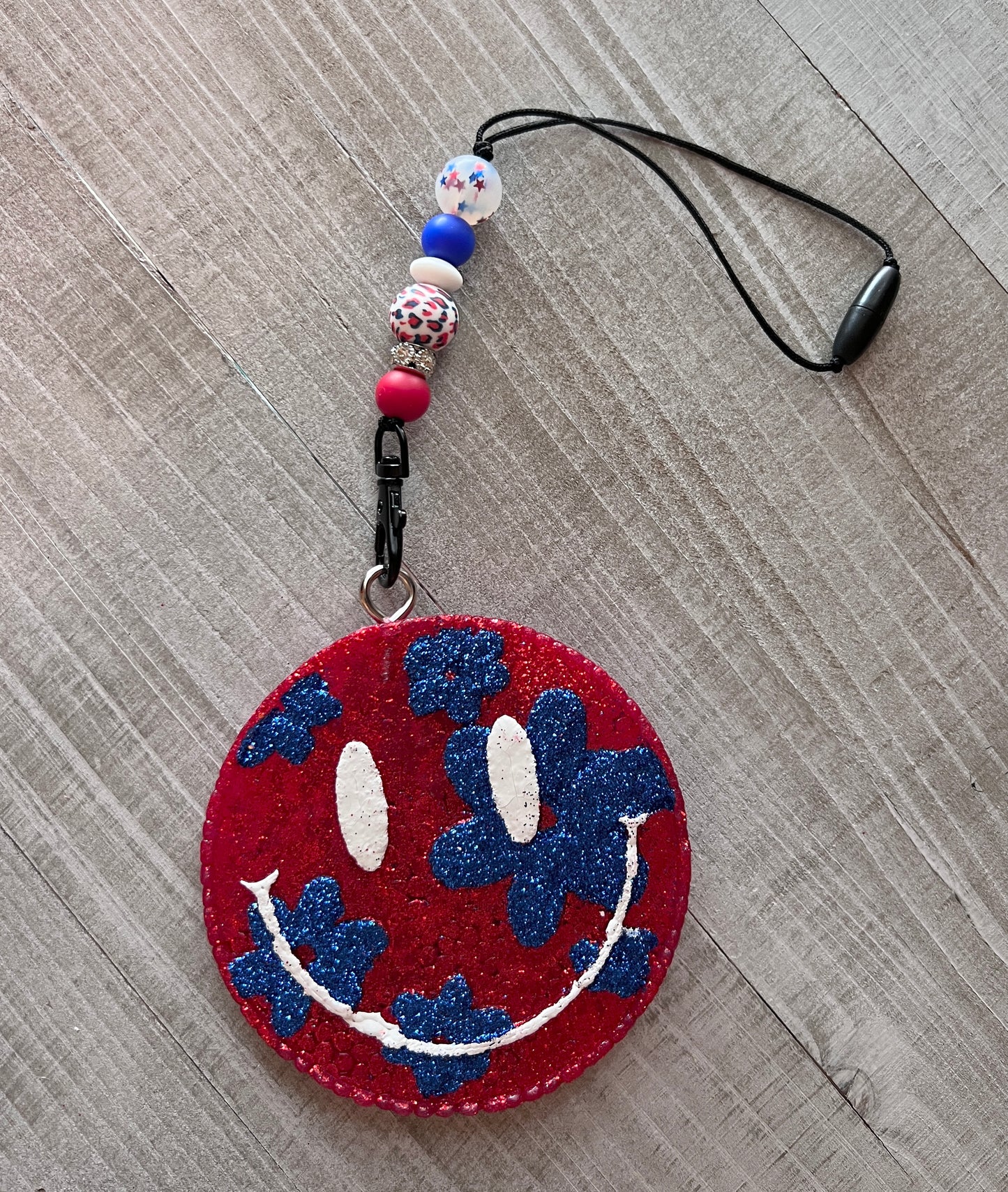 Patriotic Floral Smile Freshie Set