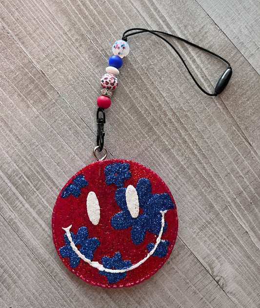 Patriotic Floral Smile Freshie Set