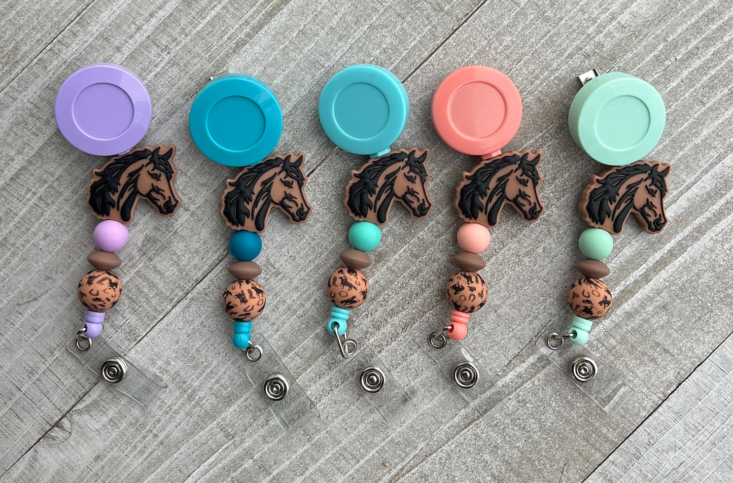 Horse Badge Reel