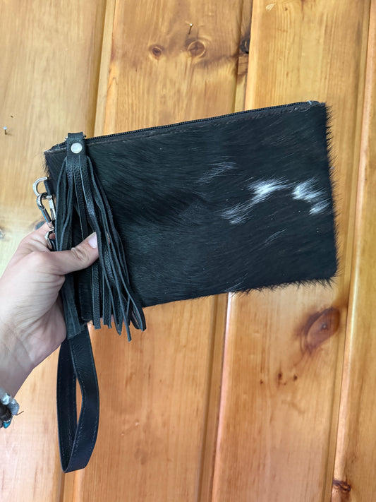All Genuine Cowhide Wristlet Wallet