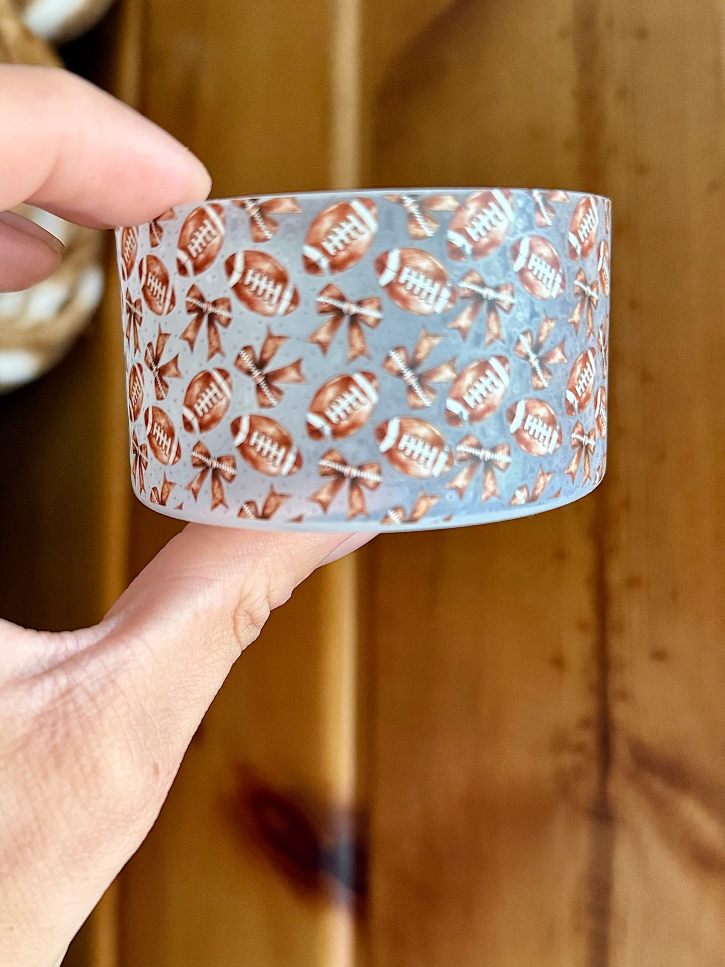 Football Bow Tumbler Boot