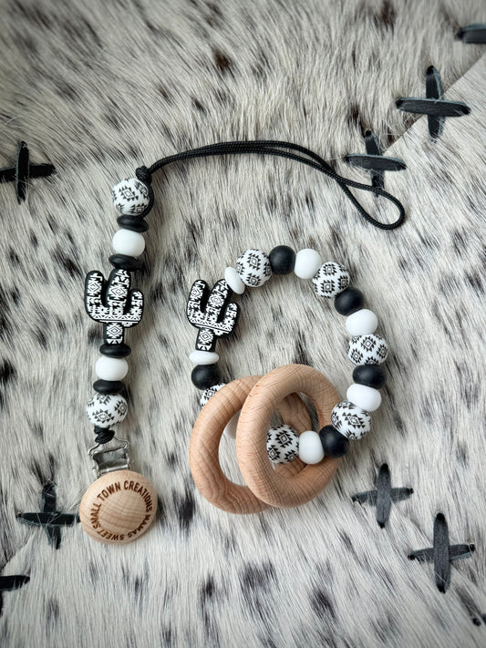 Cactus Aztec Teether Set