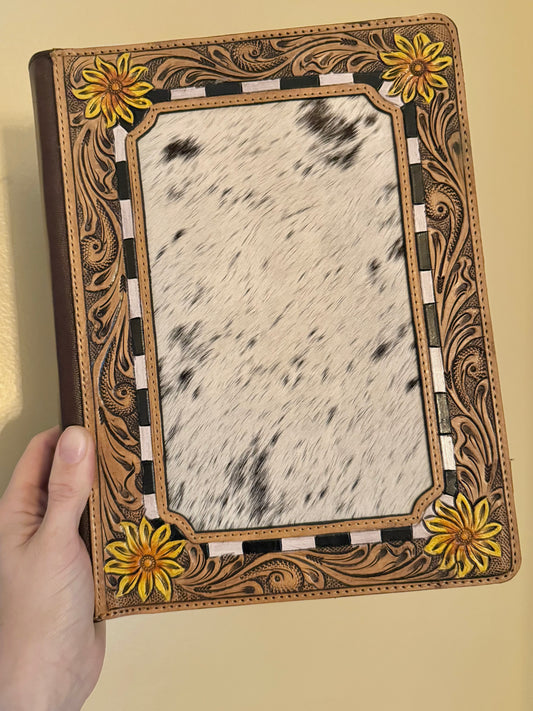 Genuine Leather and Cowhide Planner Folders
