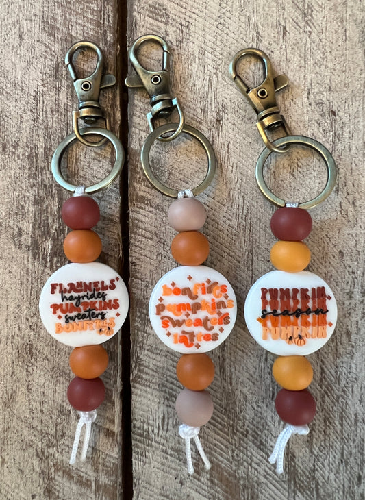 Pumpkin/ Fall Keychains