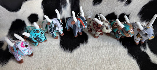 Mini Long Horn Aztec Plushie