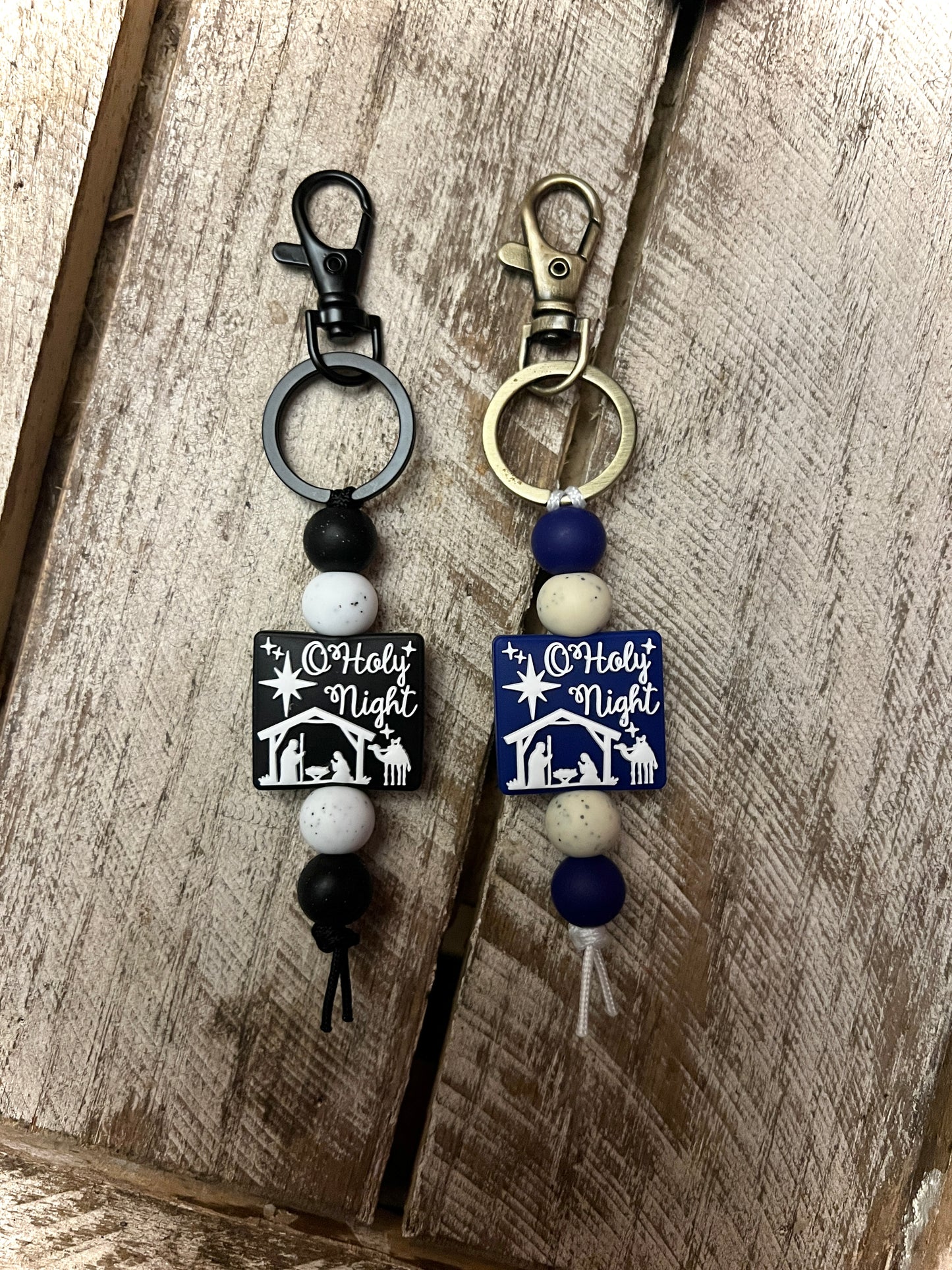 O Holy Night Nativity Keychain