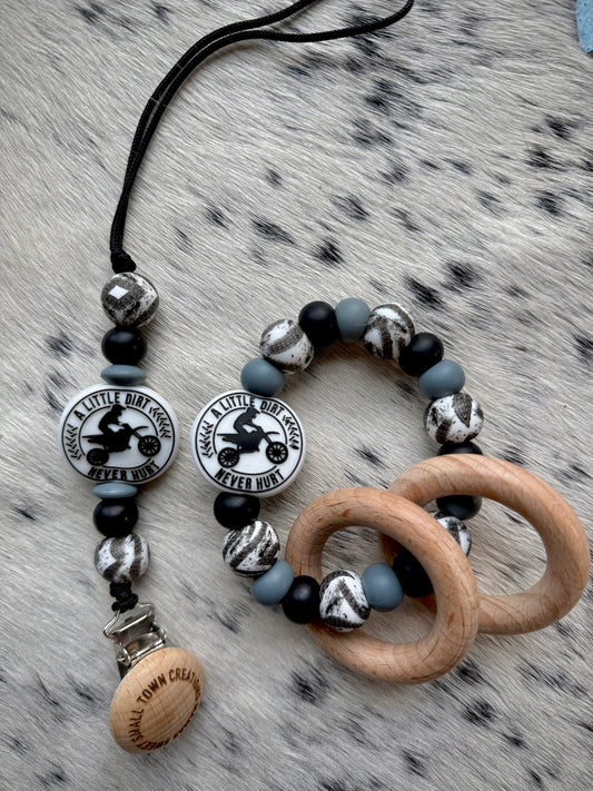 A Little Dirt Never Hurt Teether Set