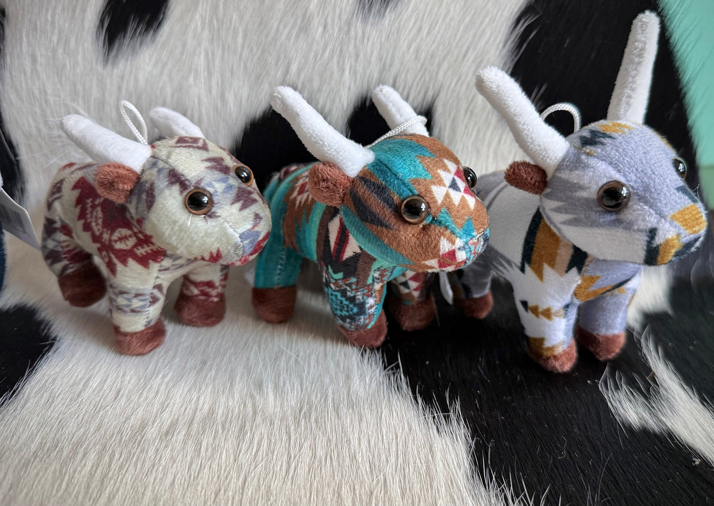Mini Long Horn Aztec Plushie