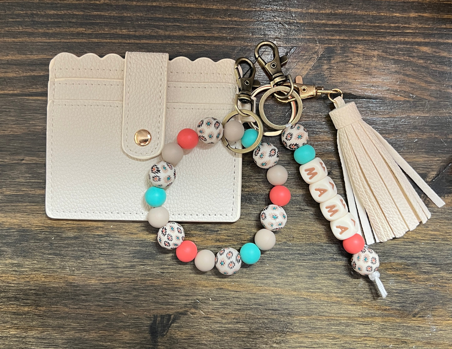 Cream Aztec Wallet Bundle