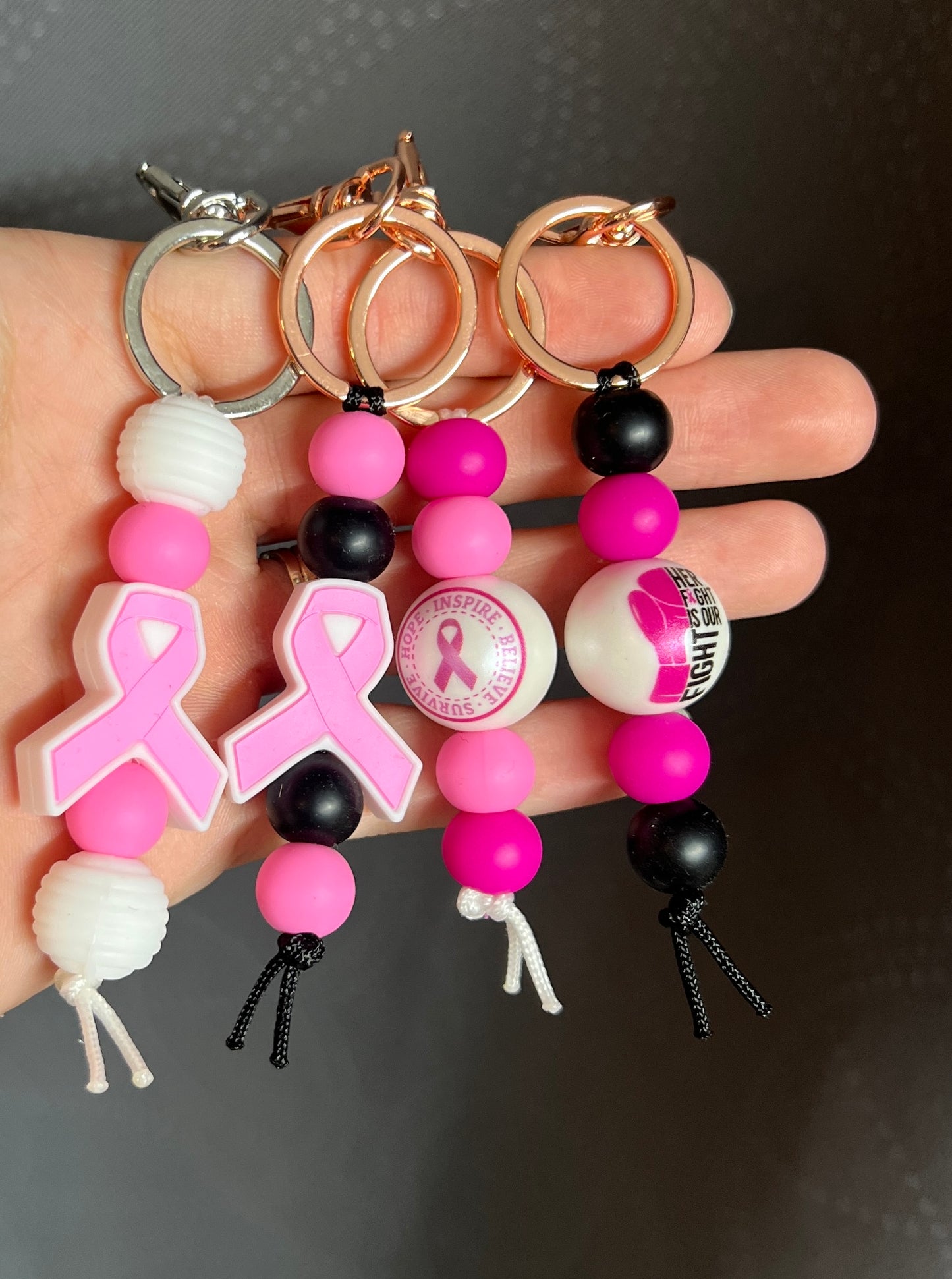 Breast Cancer Awareness Keychains