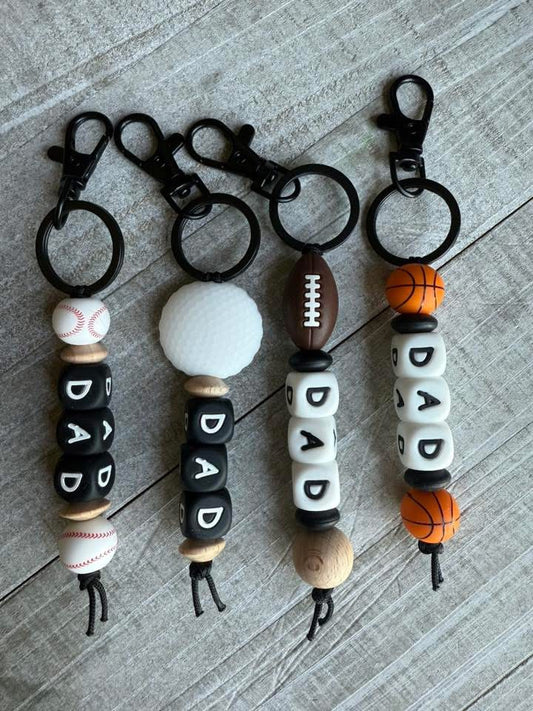 Sports Dad Keychain
