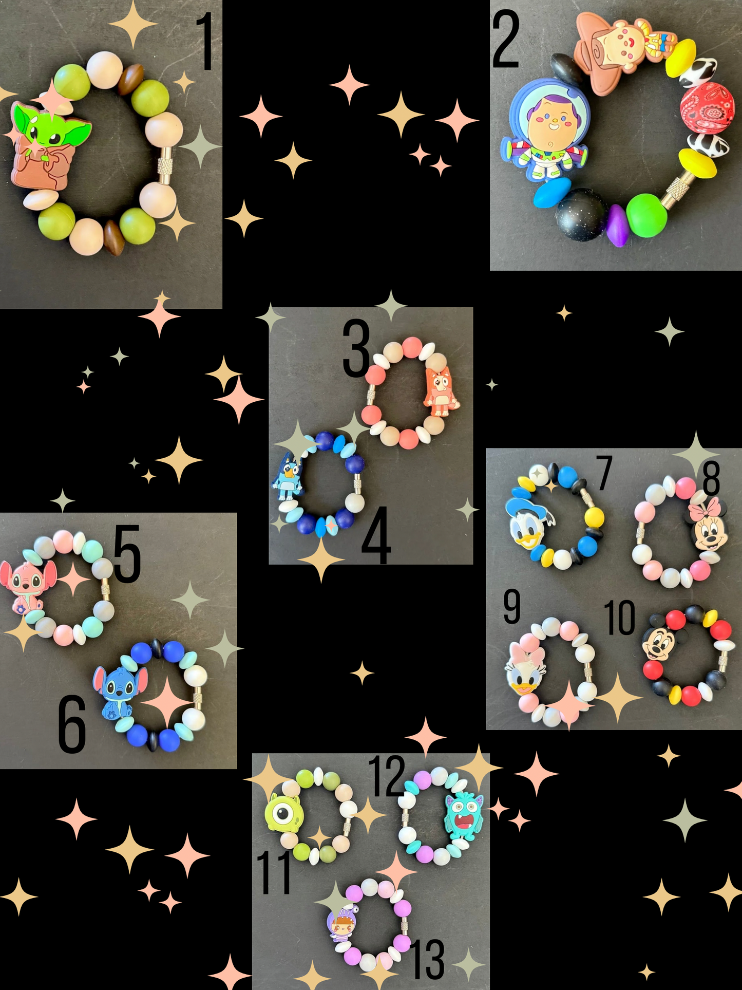 C H A R A C T E R Tumbler Cup/ Bag Charm