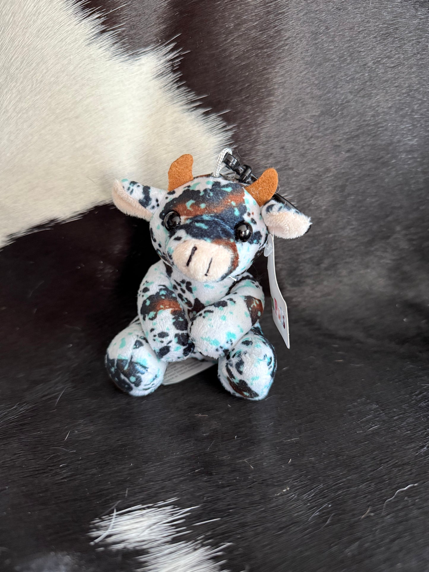 Mini Aztec Sitting Cow Plushie