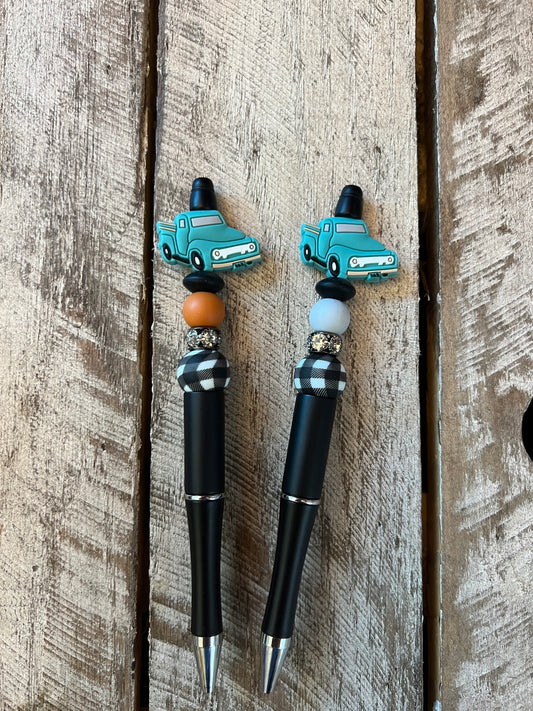 Turquoise Truck Pen