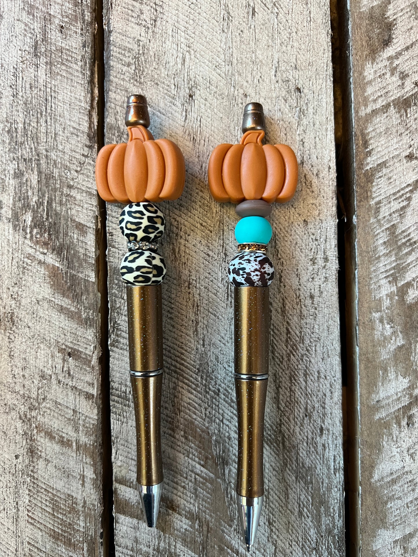 Brown Cow Print Pumpkin Pen