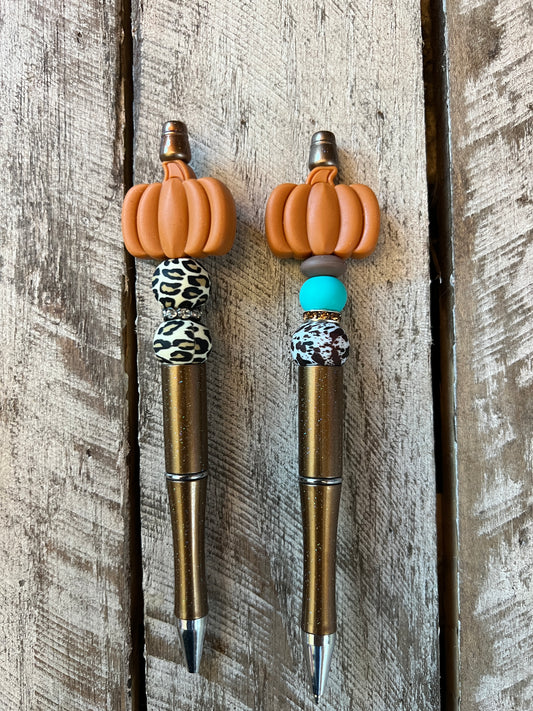 Brown Cow Print Pumpkin Pen