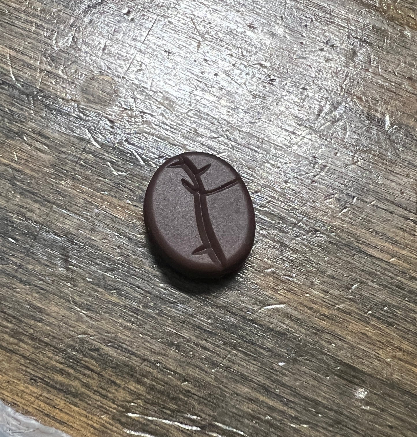 Coffee Bean Focal Bead