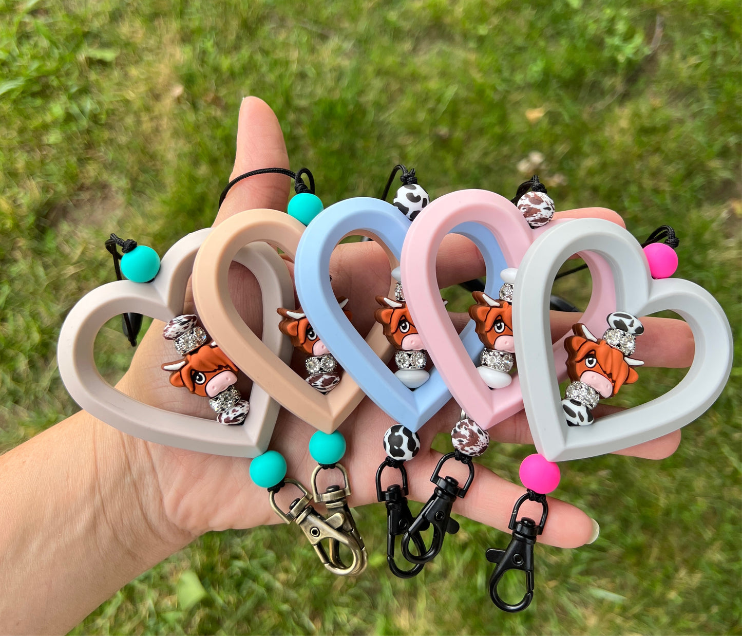 Highland Heart Mirror/Freshie Hanger