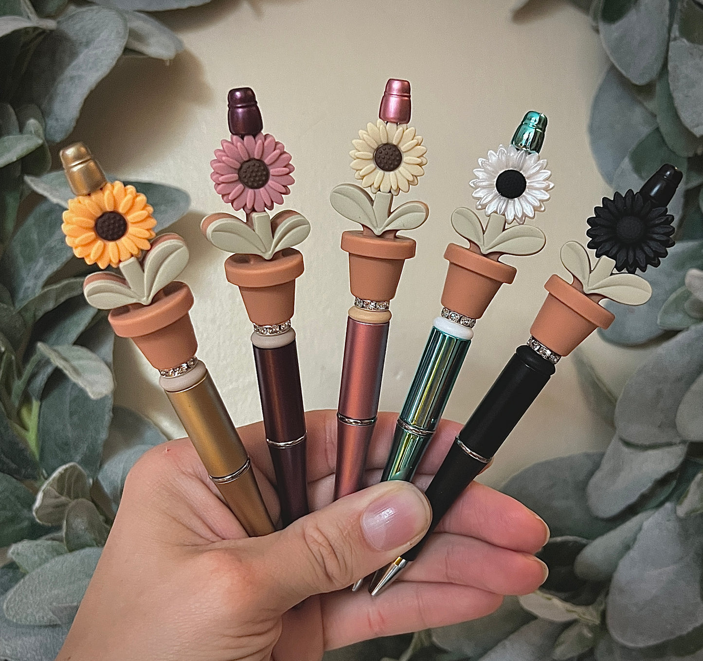 Flower Pot Pens