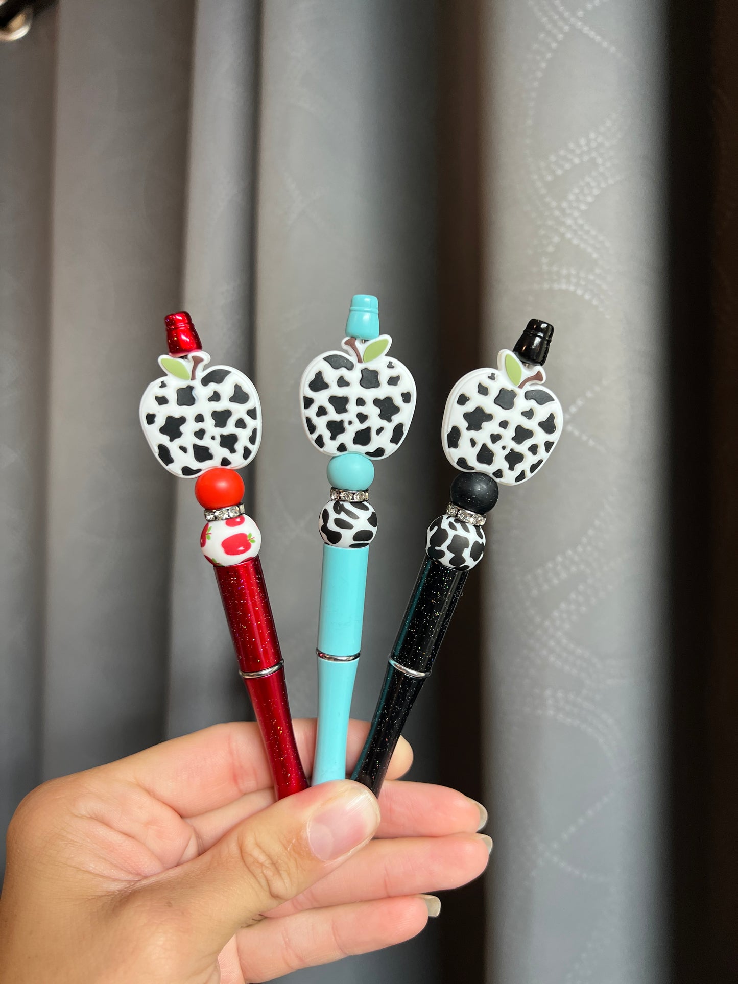 Cow Print Apple Pen