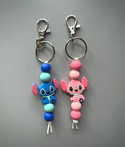 Blue Alien Keychains