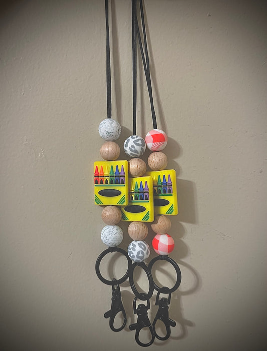 Crayons Lanyard