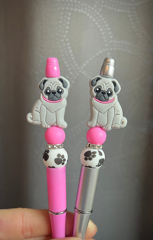 Gray Pug Dog Pen