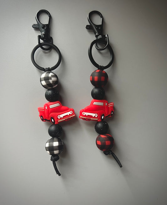 Red Truck Keychain