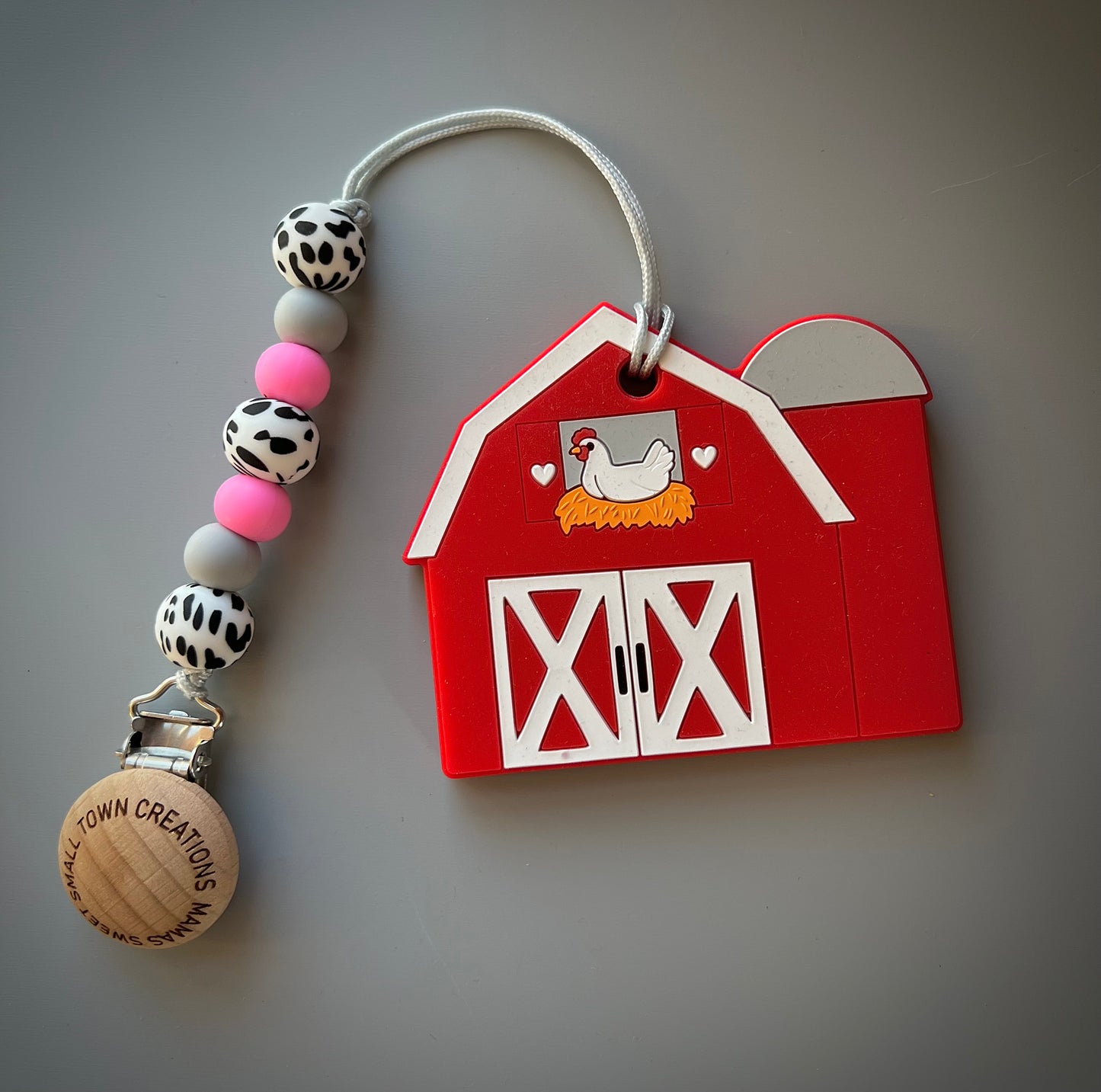Pink Barn Teether