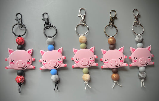 Pig Straight Keychain