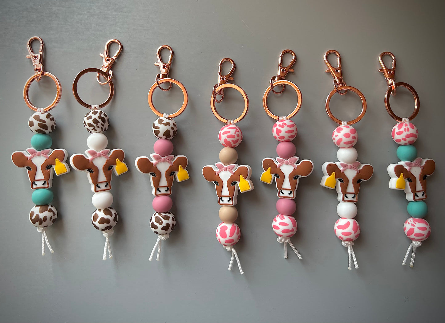 Brown Cow Keychains