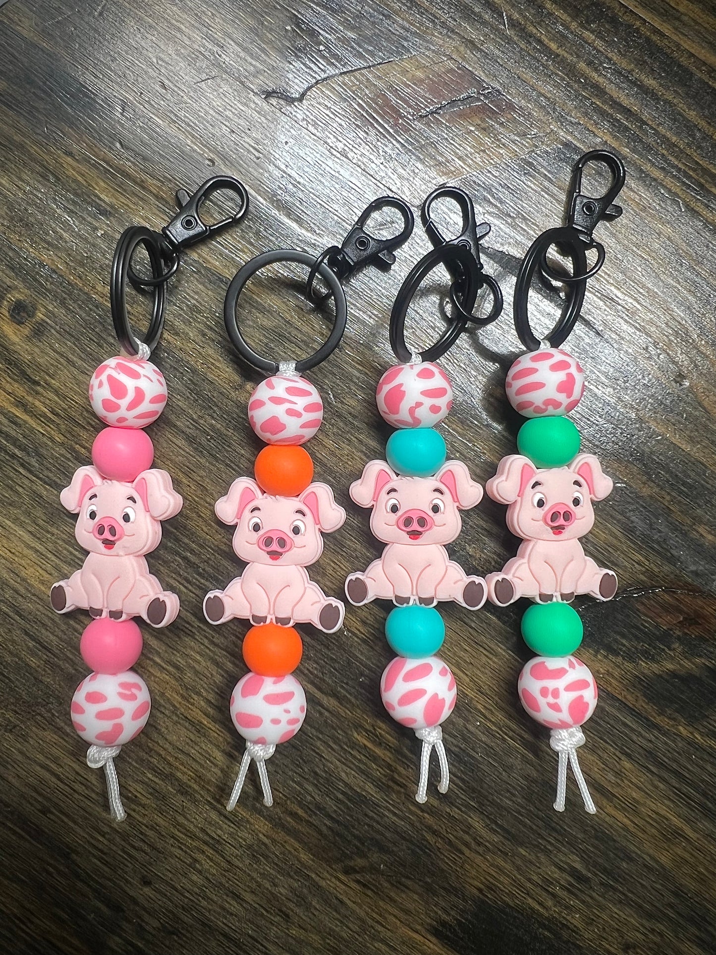 Pig keychain