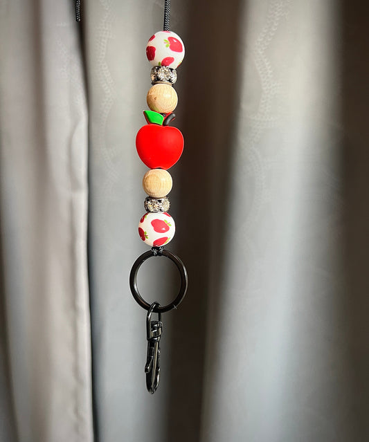 Apple Teacher Lanyard