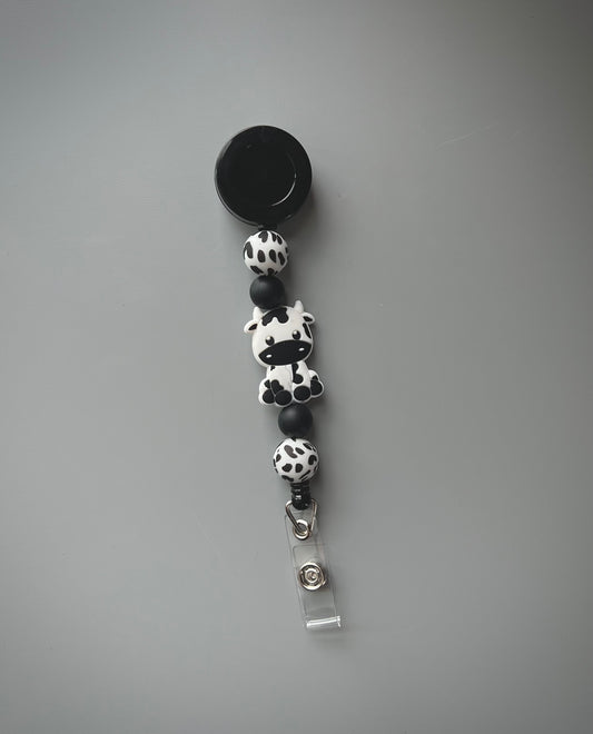 Black Cow Badge Reel