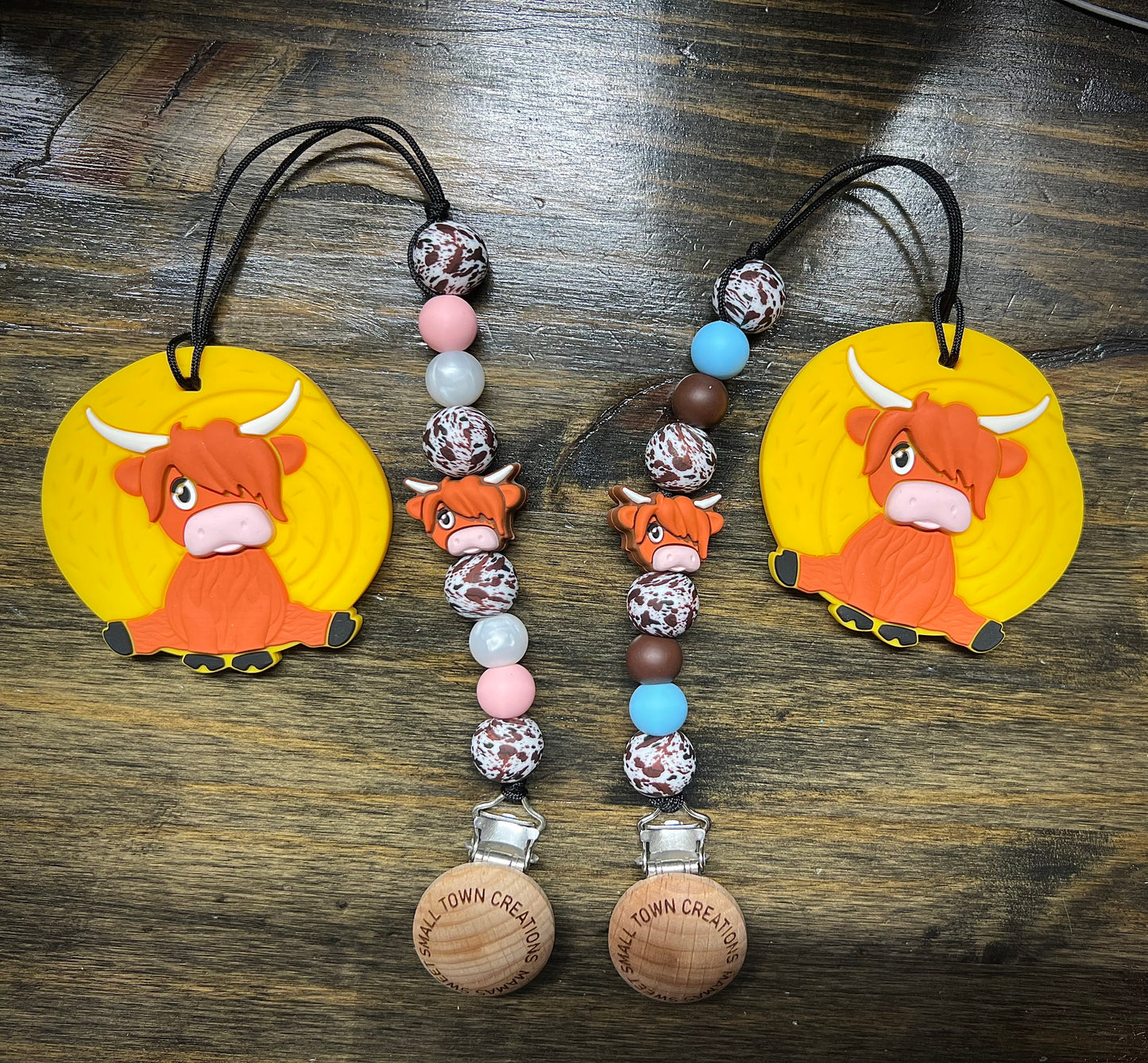 Highland Teether Clips