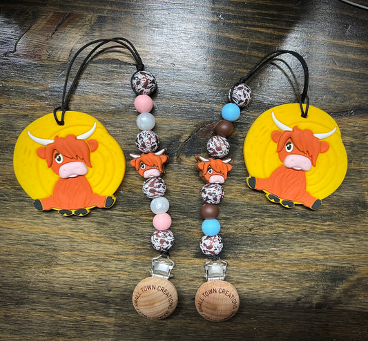 Highland Teether Clips