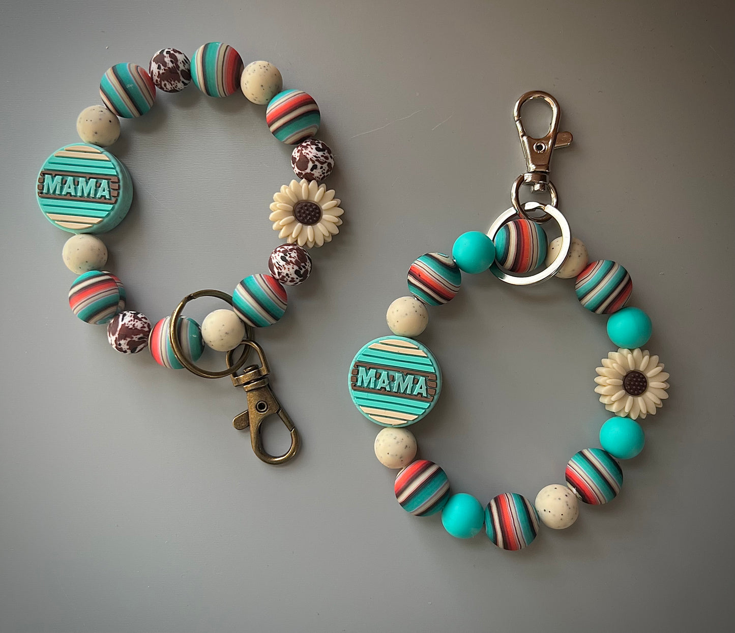 Neutral Serape Mama Wristlet