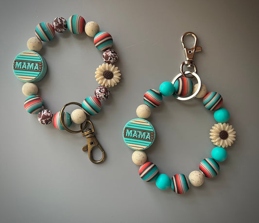 Neutral Serape Mama Wristlet