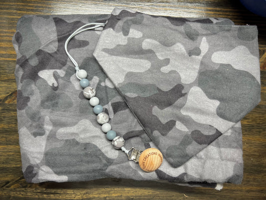 Gray Camo Gift Set