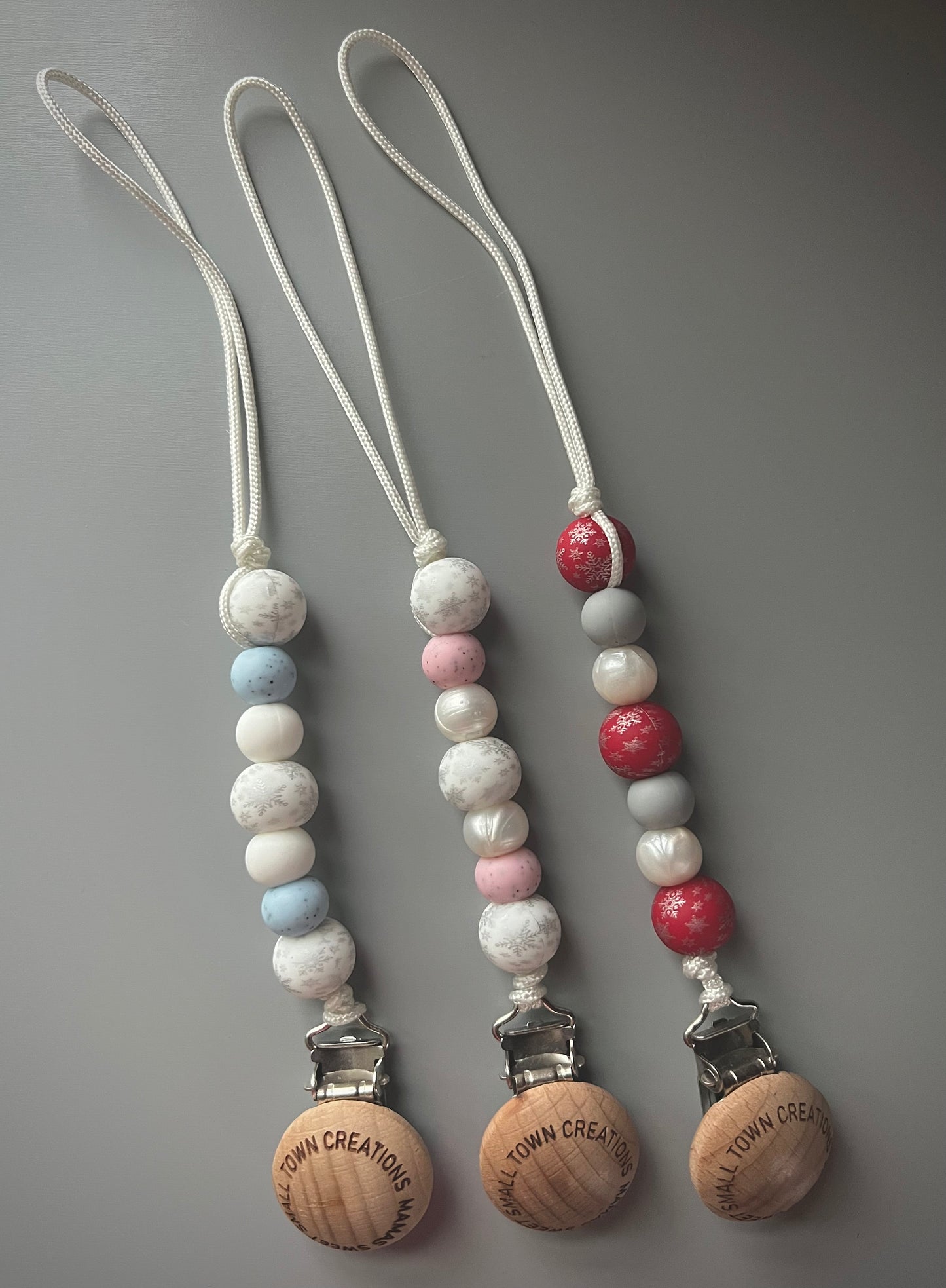 Snowflake Pacifier Holder