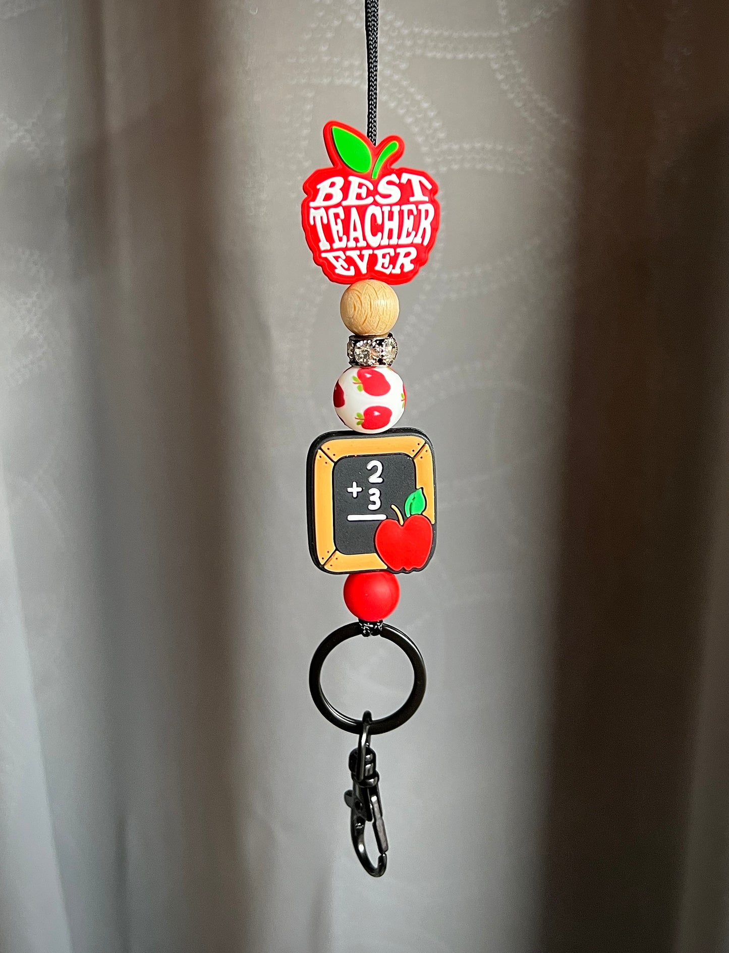 Best Teacher Chalkboard Lanyard